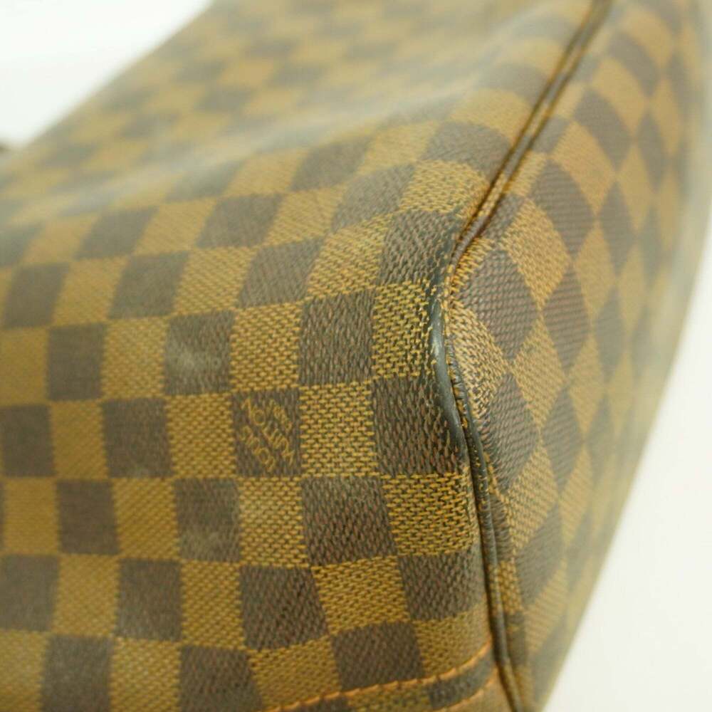 LOUIS VUITTON Brown Damier Neverfull MM Tote Bag - Picture 11 of 16